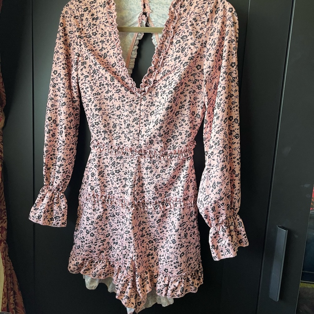 Parisian Open Back Romper